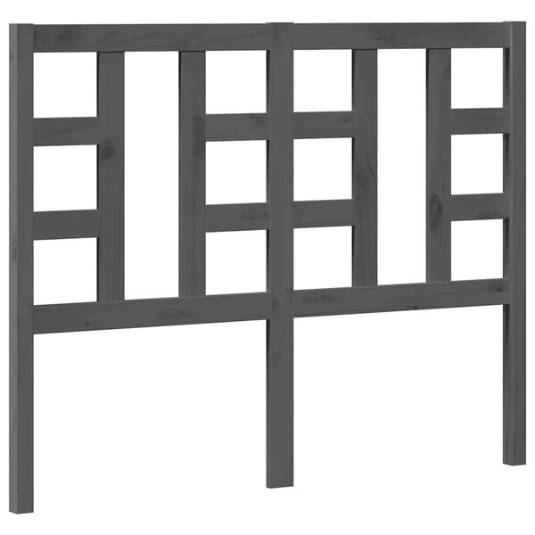 vidaXL S&auml;ngynp&auml;&auml;ty harmaa 126x4x100 cm t&auml;ysi m&auml;nty