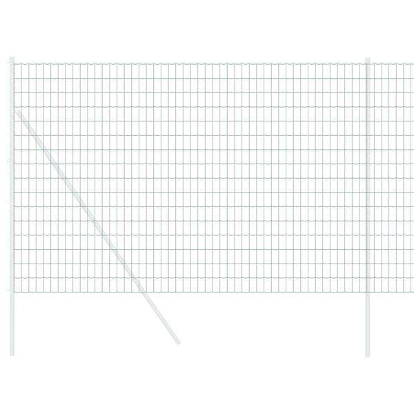 vidaXL Euroaita Vihreä 1.6 x 10 m PVC-pintainen rauta