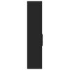 vidaXL Kaappi musta 45x42,5x185 cm tekninen puu