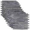 vidaXL Mosaiikkilaatat Harmaa 30 x 30 cm Marmori