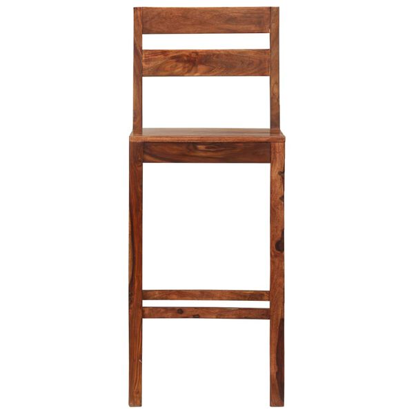 vidaXL Baarituolit 2 kpl ruskea seesampuu