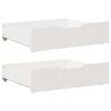 vidaXL S&auml;ngyn alavetolaatikot 2 kpl valkoinen 75x55x17 cm t&auml;ysi m&auml;nty