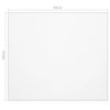 vidaXL Pöytäsuoja läpinäkyvä 90x90 cm 1,6 mm PVC