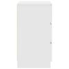 vidaXL Y&ouml;p&ouml;yt&auml;kaappi 3 laatikolla valkoinen 39x35x65 cm