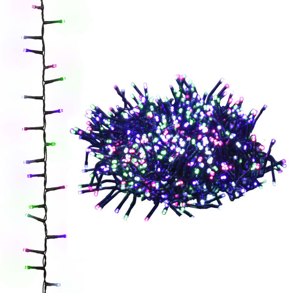 vidaXL Kompakti LED-valonauha 2000 LED-valoa monivärinen pastelli 45 m