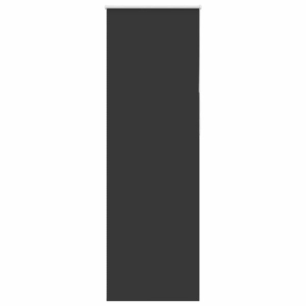 vidaXL Rullaverho Blackout Musta 70x210 cm Kankaan leveys 65,7 cm