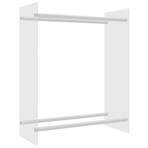 vidaXL Polttopuuteline l&auml;pikuultava 80x35x100 cm karkaistu lasi