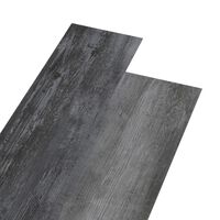 vidaXL Itsekiinnittyvä PVC lattialankku 5,21 m² 2 mm kiiltävä harmaa