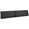 vidaXL Pato 2 kpl 100 x 12 x 40 cm Ter&auml;s Musta