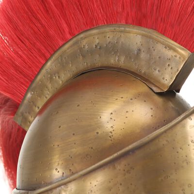vidaXL Kreikkaisen sotilaan kypärä antiikki kopio messinki teräs