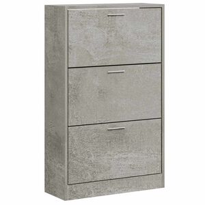 vidaXL Kenk&auml;kaappi betoninharmaa 63x24x103 cm tekninen puu