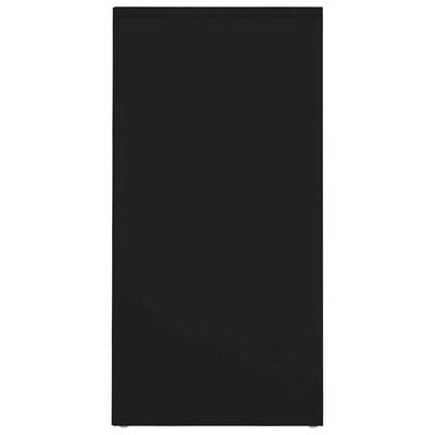 vidaXL Kenkäkaappi musta 31,5x35x70 cm lastulevy