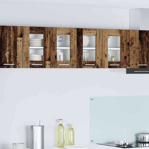 vidaXL Henkarikaappi 2 pcs Vanha puu 60 x 31 x 40 cm Tekninen puu