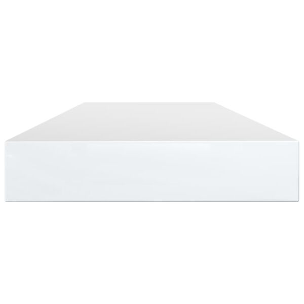 vidaXL Kirjahyllytasot 4 kpl korkeak. valk. 100x10x1,5 cm tekninen puu