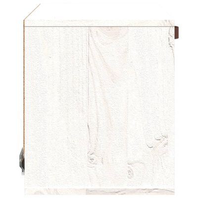 vidaXL Seinäkaappi valkoinen 40x30x35 cm täysi mänty
