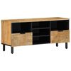 vidaXL TV-kaappi Ruskea 100x33x46 cm Massiivipuu Mango