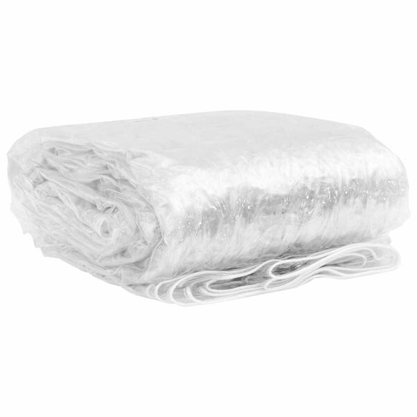 vidaXL kirkas suojapeite silmukoilla 1x10 m PVC