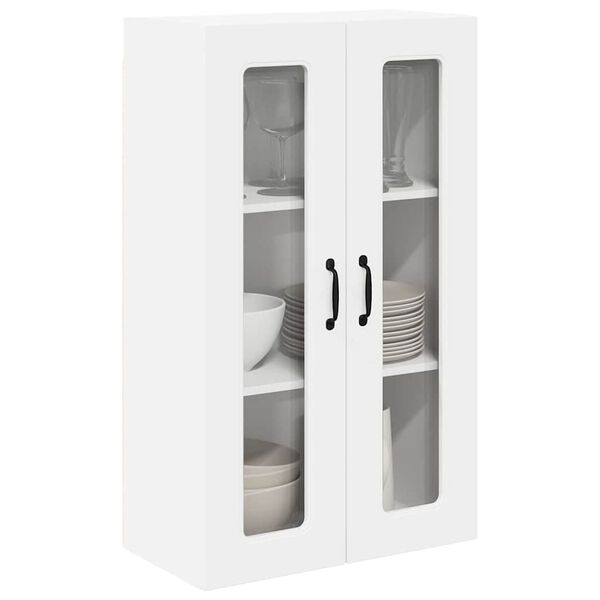 vidaXL Keitti&ouml;kaappi Kalmar Valkoinen 60 x 31 x 100 cm Tekninen puu