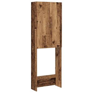 vidaXL Pesukonekaappi vanhaa puuta 64x25,5x190 cm