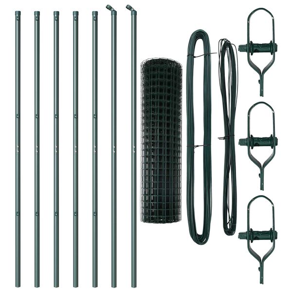 vidaXL Aita ja Tuki Vihre&auml; 1,2 x 10 m Ter&auml;s