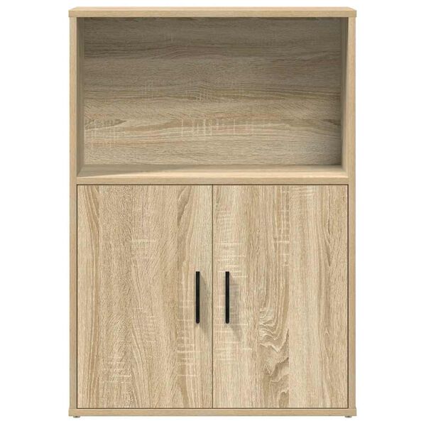 vidaXL Kirjahylly Sonoma Oak 60x24x85 cm Engineered Wood