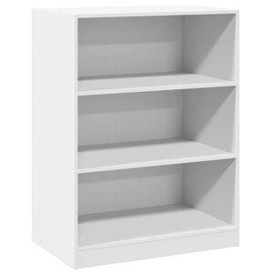 vidaXL Vaatekaappi valkoinen 77x48x102 cm lastulevy