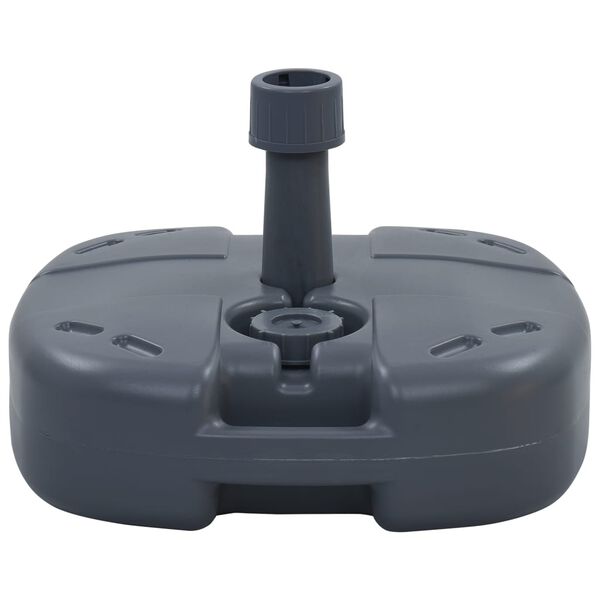 vidaXL Kannettava p&auml;iv&auml;nvarjon alusta harmaa hiekka-/vesit&auml;ytteinen