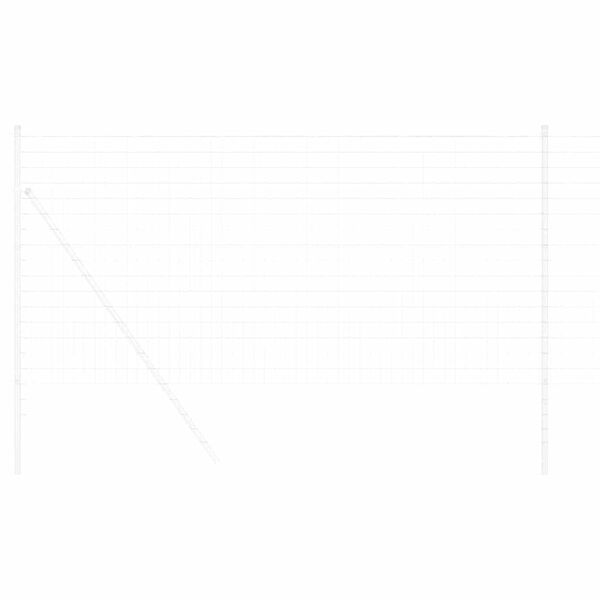 vidaXL Euroaita 1 x 25 m PVC-pintainen rauta