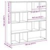 vidaXL Kirjahylly/tilanjakaja käsityöläinen tammi 105x24x102 cm