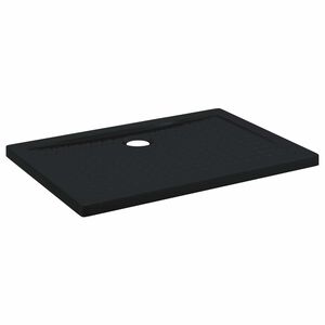 vidaXL Suihkupohja laatta, jossa on pisteit&auml; 100 x 70 x 4 cm ABS Musta