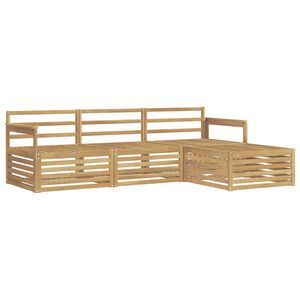 vidaXL Ulkosohvakokoelma 5 pcs Tihe&auml; akasiapuu