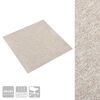 vidaXL Matto 20 pcs Vaaleanbeige 50 x 50 cm 100% polypropeeni