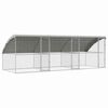 vidaXL Kanah&auml;kki 3 ovella 3 kpl Hopea 600x200x200cm Galvanoitu ter&auml;s