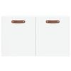 vidaXL Sein&auml;kaappi valkoinen 60x36,5x35 cm tekninen puu
