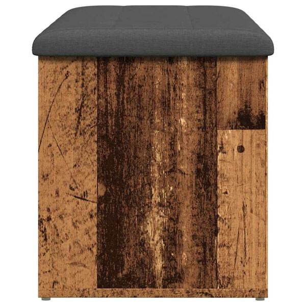 vidaXL Säilytyspenkki vanhaa puuta 102x42x45 cm lastulevy