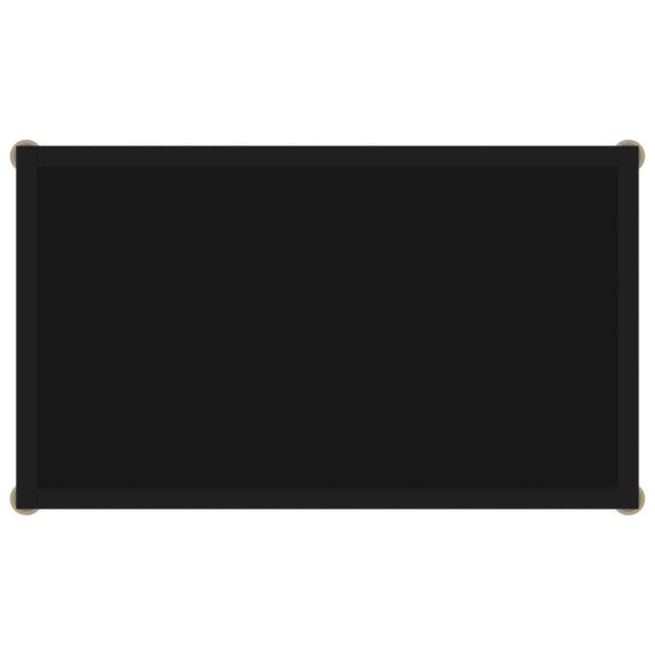 vidaXL Konsolip&ouml;yt&auml; musta 60x35x75 cm karkaistu lasi