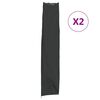 vidaXL Aurinkovarjon suojat 2 kpl 136x25/23,5 cm 420D Oxford