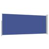 vidaXL Sis&auml;&auml;nvedett&auml;v&auml; sivumarkiisi 120 x 300 cm sininen