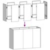 vidaXL Kukkalaatikko antrasiitti 120x40x80 cm kylm&auml;valssattu ter&auml;s