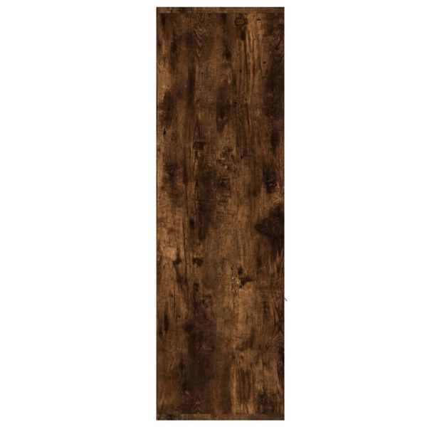 vidaXL Kirjahylly savutammi 98x30x98 cm