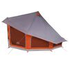 vidaXL Perhe Tipi Teltta katolla Harmaa ja oranssi 508 x 470 x 300 cm
