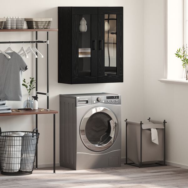 vidaXL Sivup&ouml;yt&auml; Musta tammi. 69,5 x 34 x 90 cm Tekninen puu