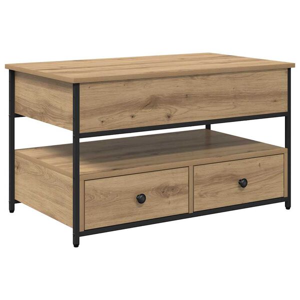 vidaXL Sohvap&ouml;yt&auml; Artisan tammi 85 x 50 x 50 cm Tekninen puu