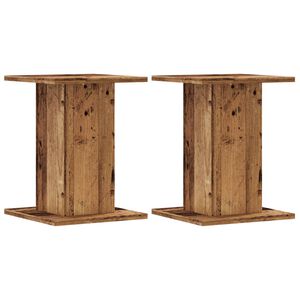 vidaXL Kasvitelineet 2 kpl vanha puu 30x30x40 cm tekninen puu