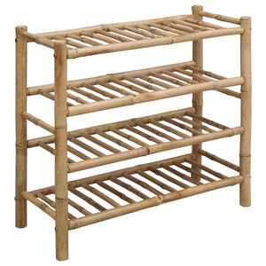 vidaXL Kenk&auml;teline 68 x 28 x 63 cm Bambu Luonnollinen