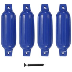 vidaXL Veneen lepuuttaja 4 kpl sininen 41x11,5 cm PVC