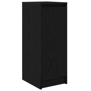 vidaXL Kenk&auml;kaappi musta tammi 29,5x34x76 cm tekninen puu
