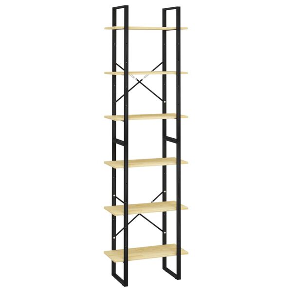 vidaXL Säilytyshylly 60x30x210 cm täysi mänty