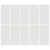 vidaXL Tilanjakaja 5 paneelia japanilaistyylinen 200x170cm valkoinen