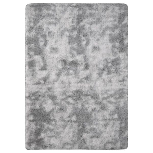 vidaXL Shaggy-matto harmaa 170x120 cm